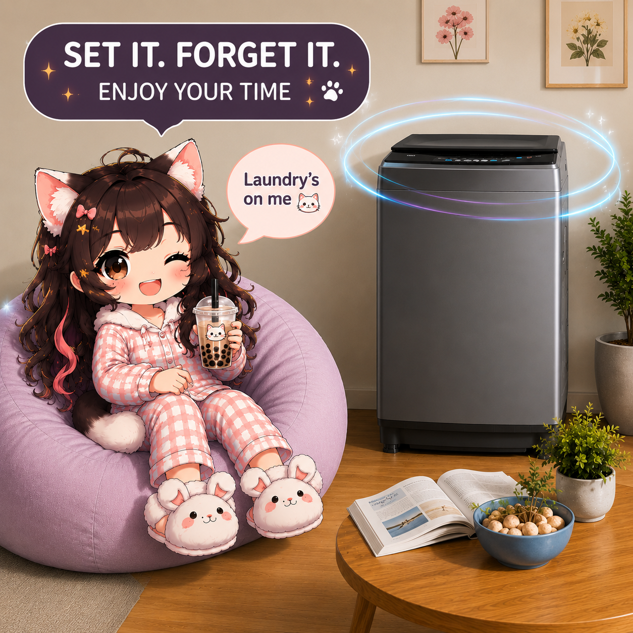 COMFEE’ 1.6 Cu.ft Portable Washing Machine, 11lbs