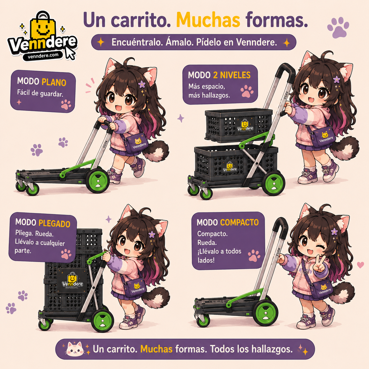 CLAX® Carrito Doblable - Image 2