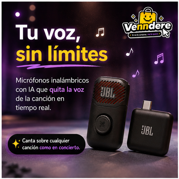 JBL EasySing Mic Mini — Micrófonos inalámbricos con IA - Image 4