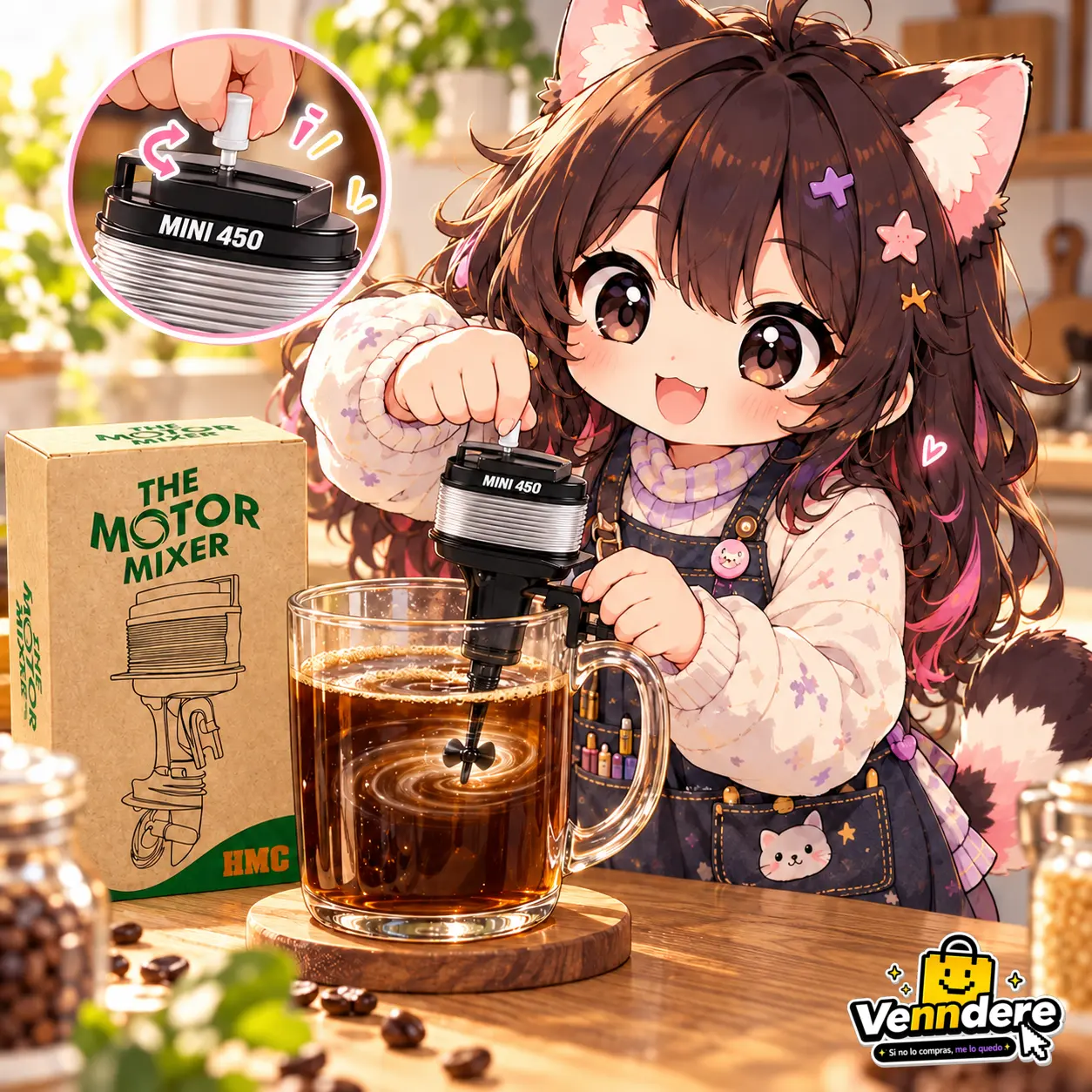 The Motor Mixer by HMC — Mezclador de bebidas de cuerda